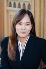 headshot of Boram Lee wearing white dress shirt and black dress jacket