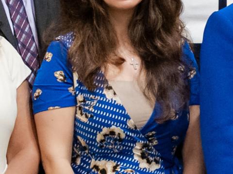 Alumnae Amira Elias on her graduation day in 2024