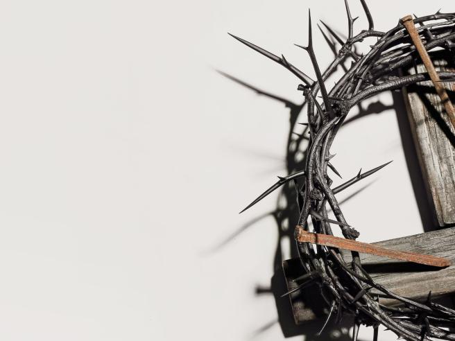 Cross and crown of thorns 