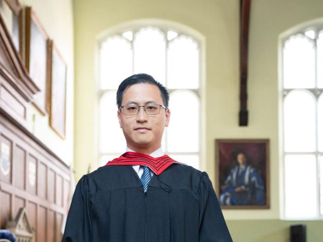Dr Shih-En Kuo at his graduation May 2025