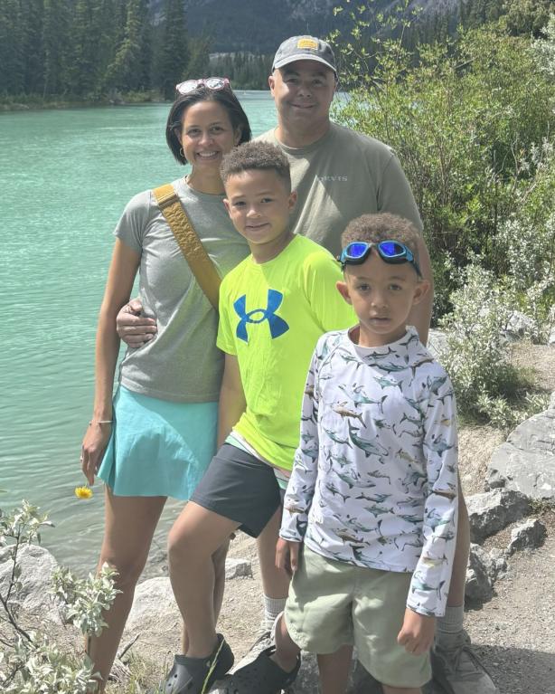 Todd Webb with family