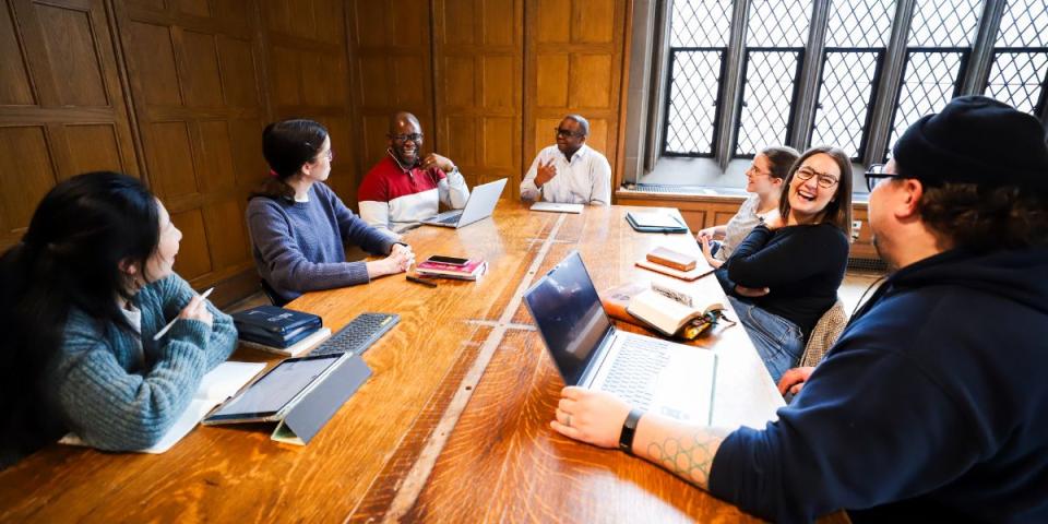 students with V Ezigbo in Great Hall winter 2025 students with V Ezigbo in Great Hall winter 2025